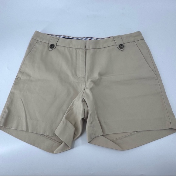Brooks Brothers Tan Flat Front Tailored Shorts - Picture 1 of 8